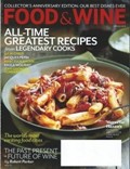 Food & Wine Magazine, March 2013: Collectors 35th Anniversary Issue